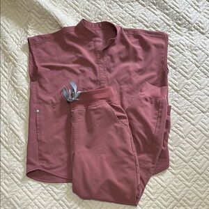 Figs Mauve Scrub Set